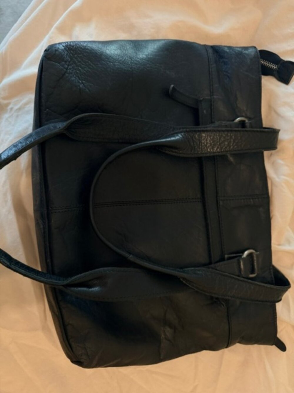 Wild West Los Angeles Black Leather Purse